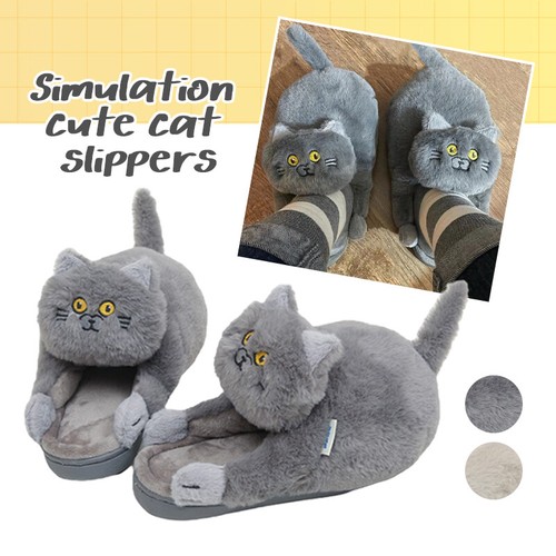 Pantofole gatto abbraccio - gatto,