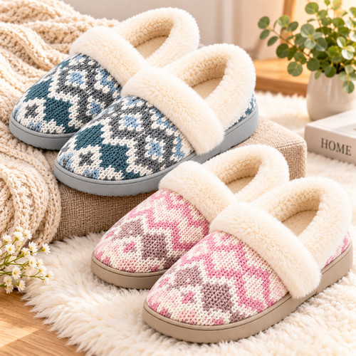Pantofole donna foderate in - da,