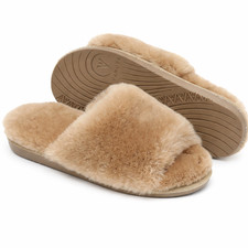 Pantofole di lusso in pelle di