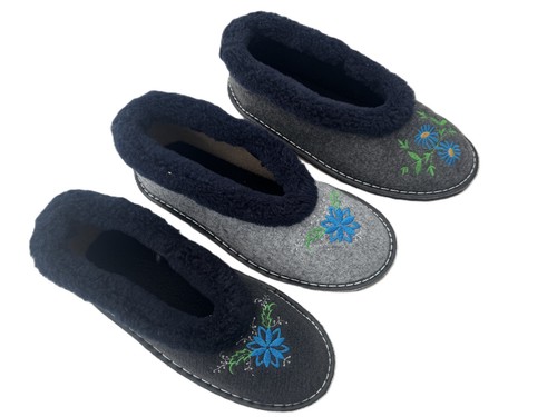 Pantofole slip donna calde - slip-on,