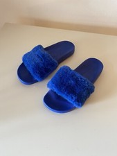 pantofole ciabatte blu da