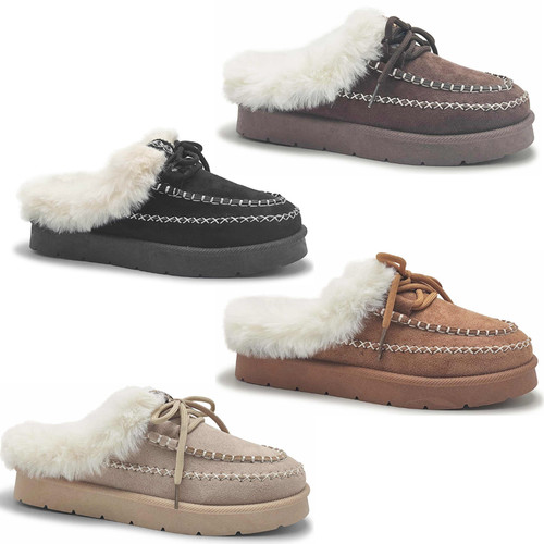 Pantofole donna peluche