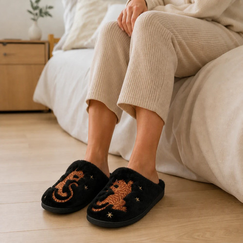 Ciabatte donna mule nere - mule,