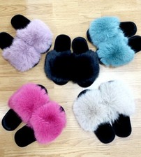 Ciabatte donna con pelo anche