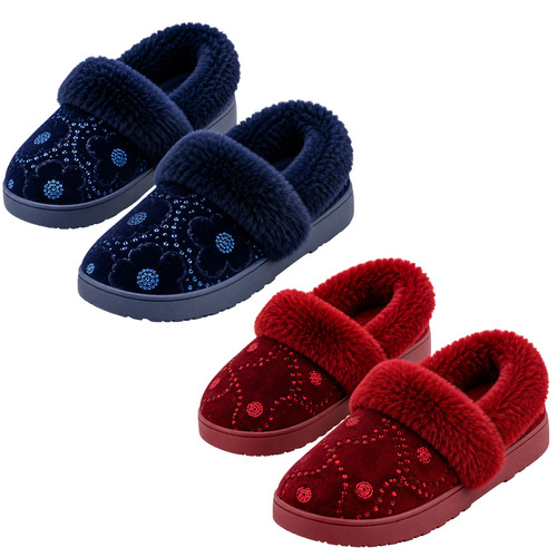 Pantofole donna larghe - pantofole,