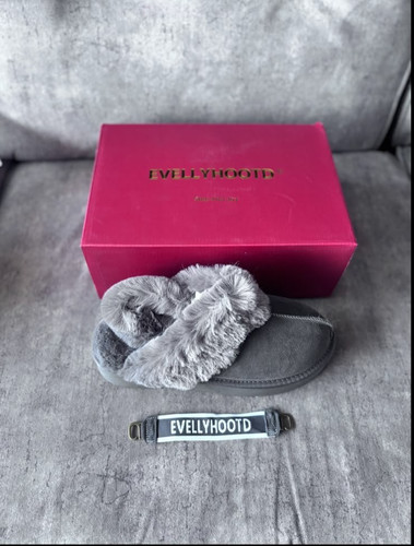 Ciabatte donna grigio - , ecopelle