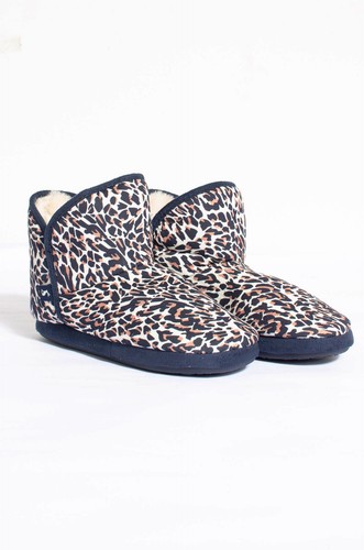 Stivaletti ciabatte leopardate