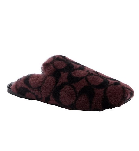 Ciabatte donna coach merlot - ciabatte,