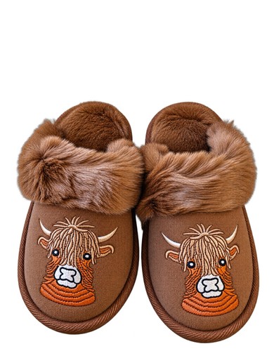Pantofole mucca highland calde - highland,